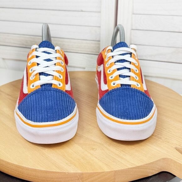 Vans Old Skool Corduroy Colorblock Lace Up Sneakers Shoes 4.5 Men 6 Women - Picture 2 of 11